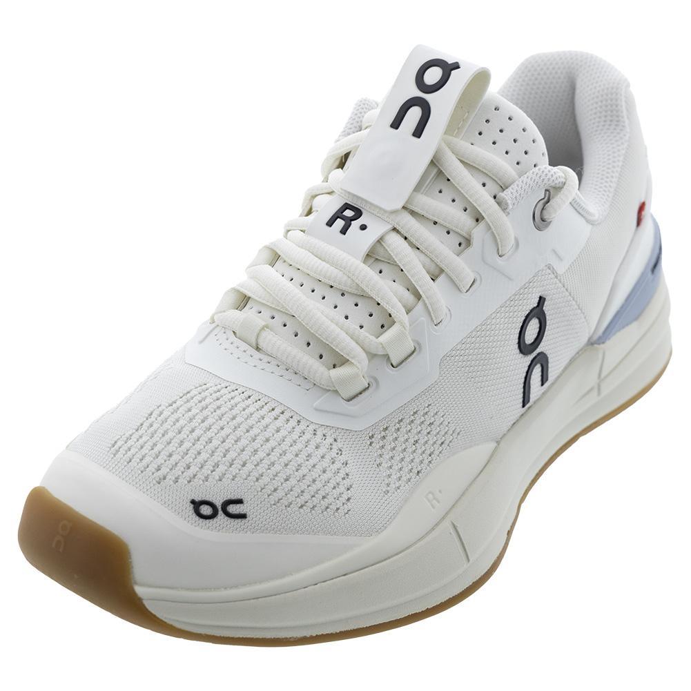 Men's THE ROGER Pro Tennis Shoes Ivory and Chambray - Bell Racket Store
