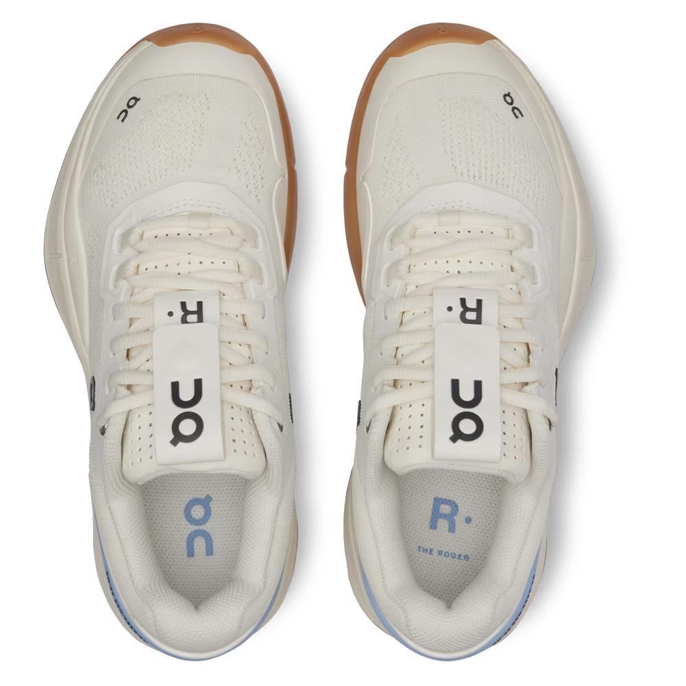 Men's THE ROGER Pro Tennis Shoes Ivory and Chambray - Bell Racket Store