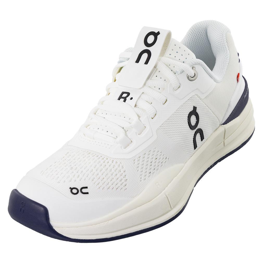 Men's THE ROGER Pro Tennis Shoes White and Acai - Bell Racket Store