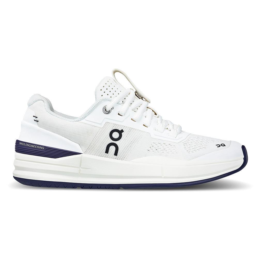 Men's THE ROGER Pro Tennis Shoes White and Acai - Bell Racket Store