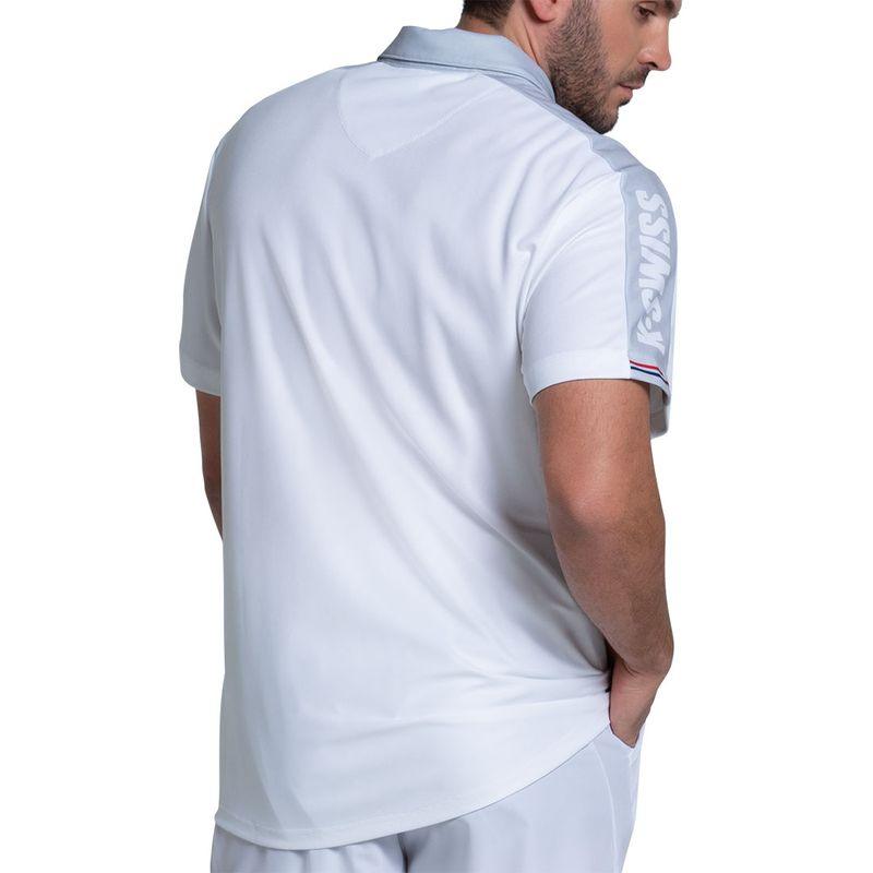 Men's Tradition Short Sleeve Tennis Polo White - Bell Racket Store