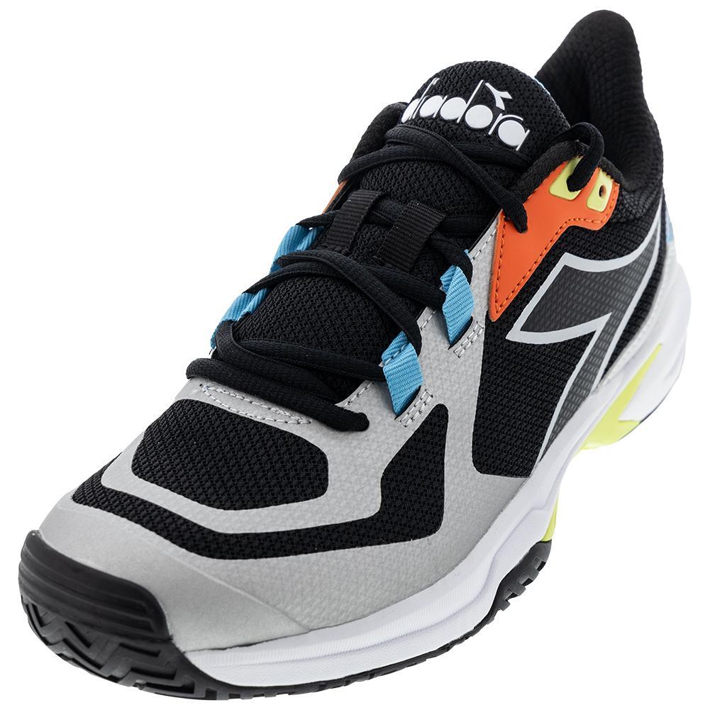 Men's Trofeo 2 AG Pickleball Shoes Black and Silver - Bell Racket Store