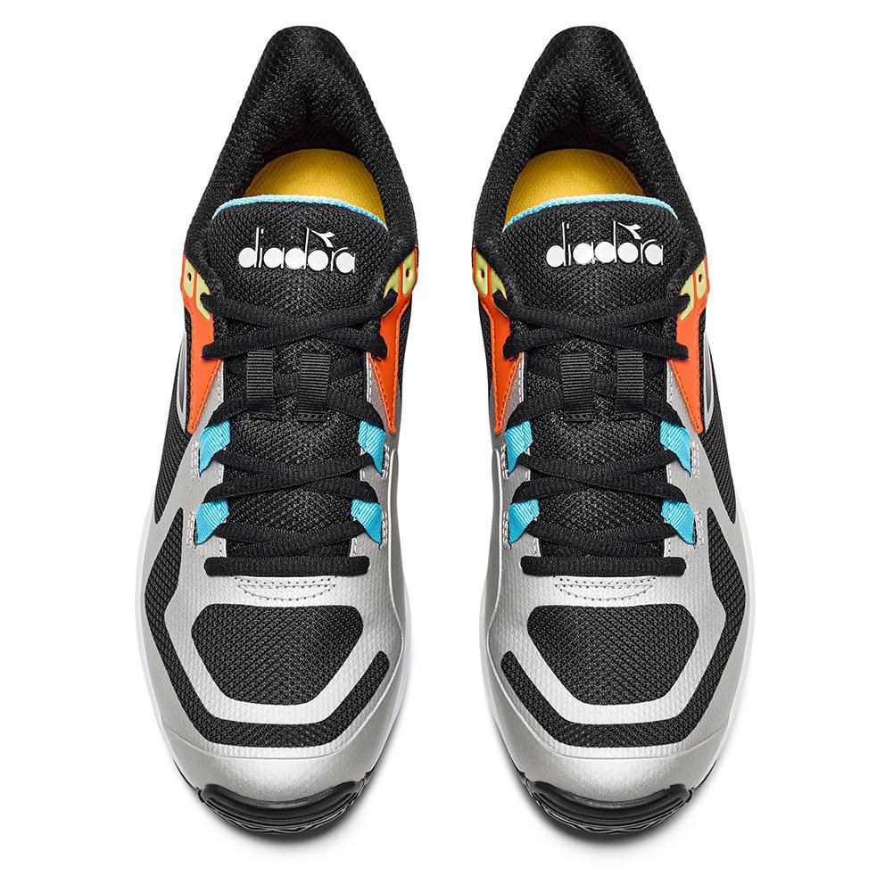 Men's Trofeo 2 AG Pickleball Shoes Black and Silver - Bell Racket Store