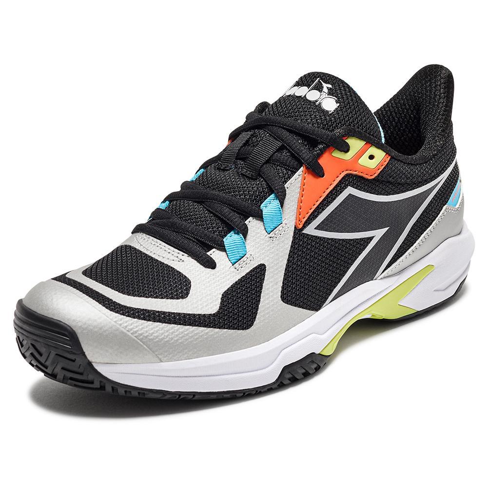 Men's Trofeo 2 AG Pickleball Shoes Black and Silver - Bell Racket Store