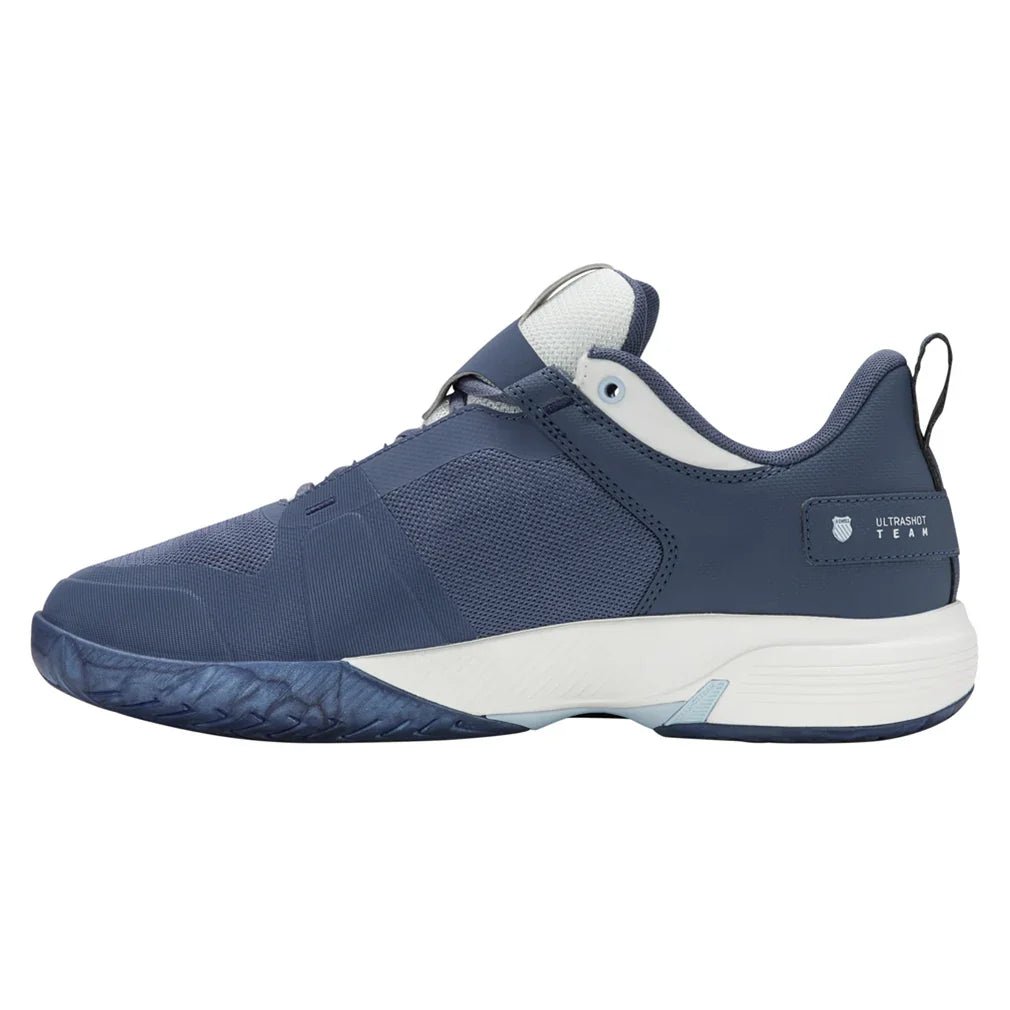 Men's Ultrashot Team Tennis Shoes Vintage Indigo and Blanc de Blanc - Bell Racket Store