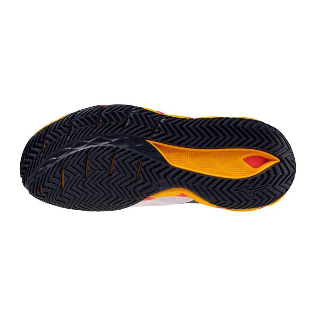 Men's Wave Enforce Tour 2 AC Tennis Shoes White and Baritone Blue - Bell Racket Store