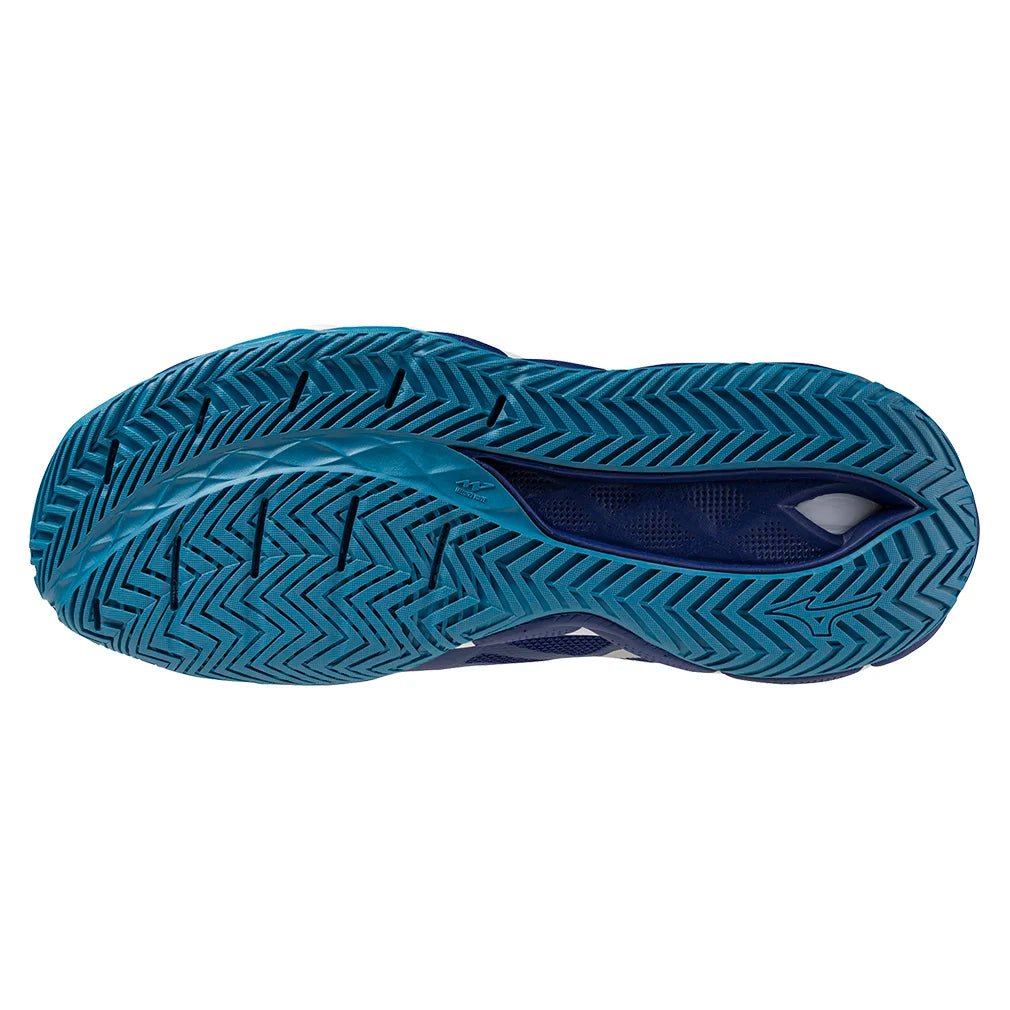 Men's Wave Enforce Tour 2 Tennis Shoes Bellwether Blue and White - Bell Racket Store