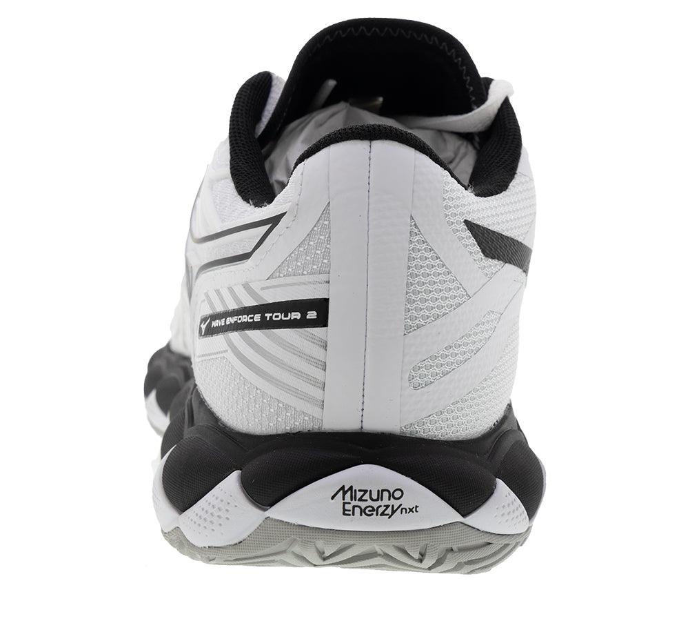 Men's Wave Enforce Tour 2 Tennis Shoes White and Black - Bell Racket Store