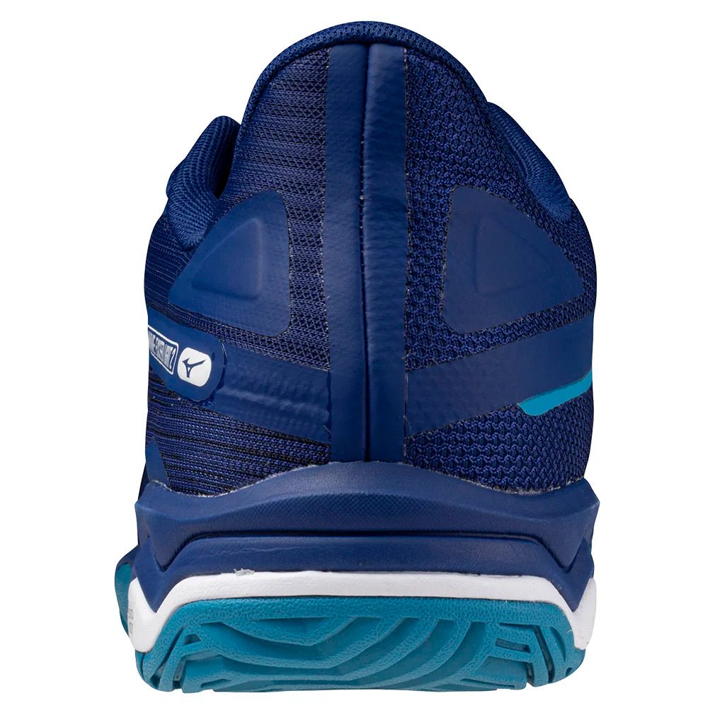 Men's Wave Exceed Light 2 Tennis Shoes Bellwether Blue and White - Bell Racket Store