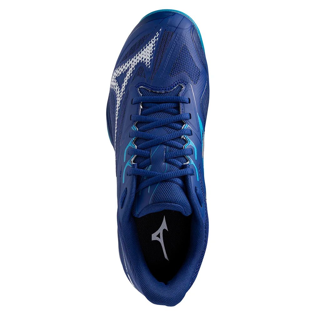 Men's Wave Exceed Light 2 Tennis Shoes Bellwether Blue and White - Bell Racket Store