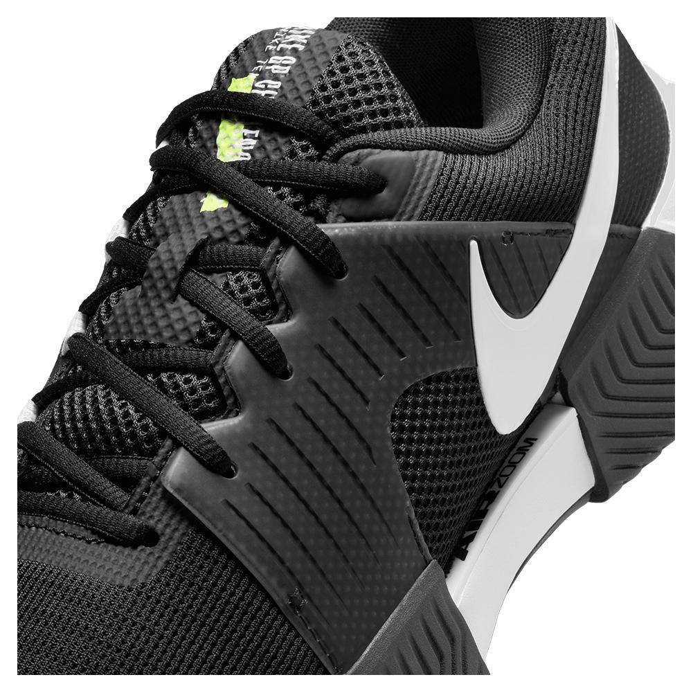 Men's Zoom GP Challenge 1 Tennis Shoes Black and White - Bell Racket Store