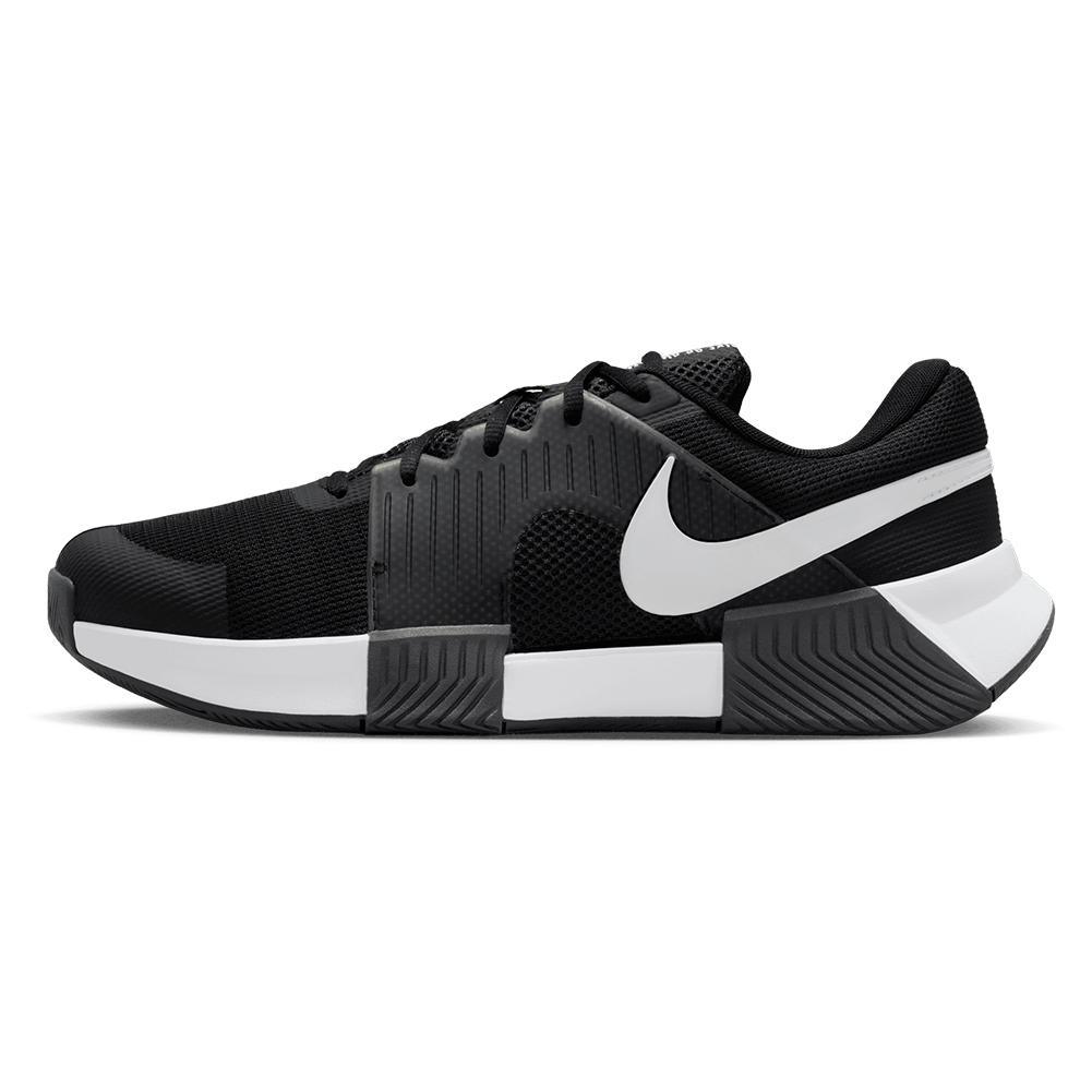 Men's Zoom GP Challenge 1 Tennis Shoes Black and White - Bell Racket Store