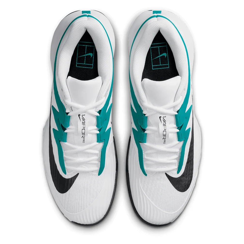 Men's Zoom Vapor Pro 3 Tennis Shoes White and Black - Bell Racket Store
