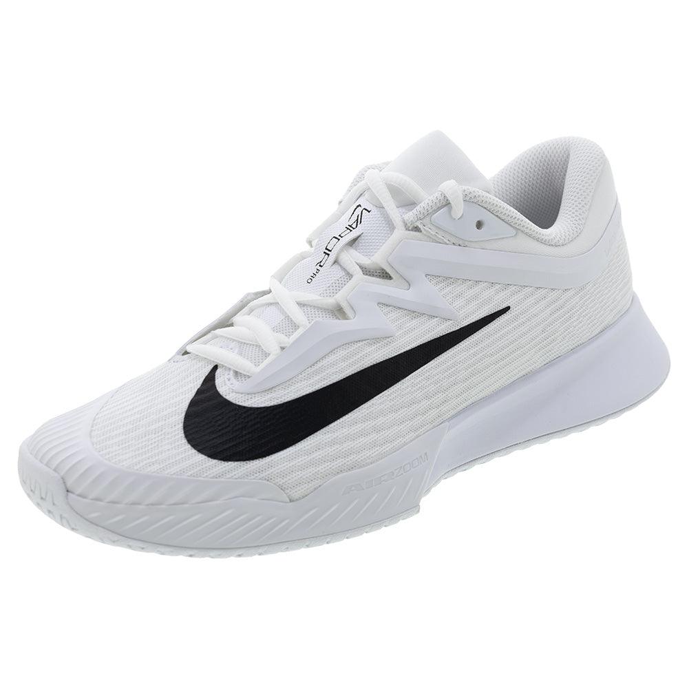 Mens Zoom Vapor Pro 3 Tennis Shoes White and Black - Bell Racket Store