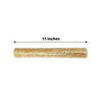 Mesh Polyester 108" Table Runner Roll Metallic Gold Distressed Foil Printing Design - Disposable Stylish Party Table Decor - Bell Racket Store