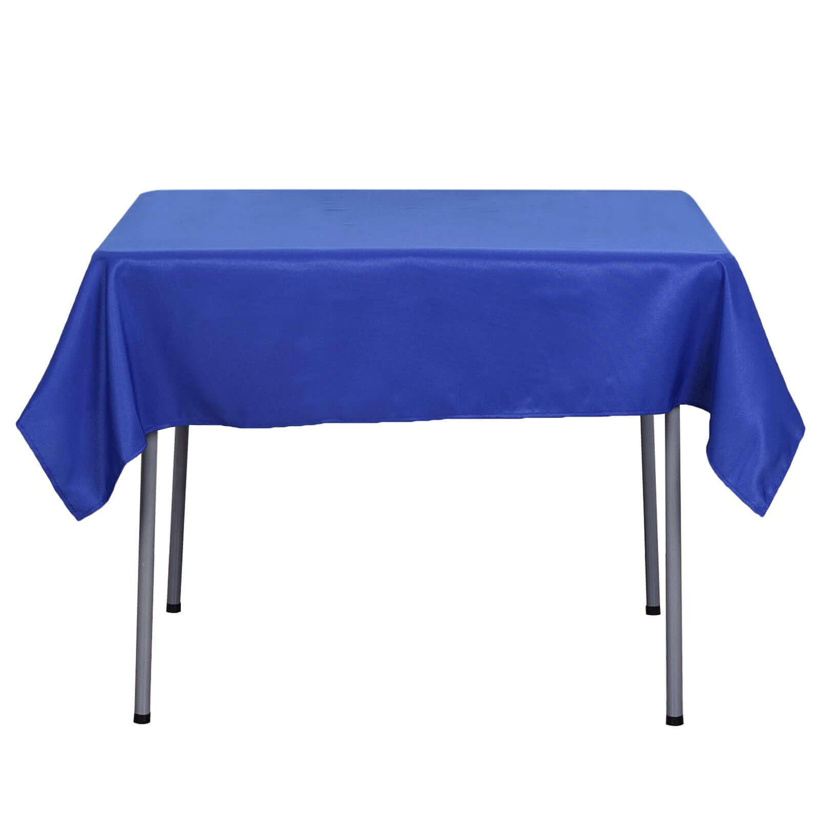 Polyester Square 54"x54" Tablecloth Royal Blue - Wrinkle-Resistant & Durable Table Cover