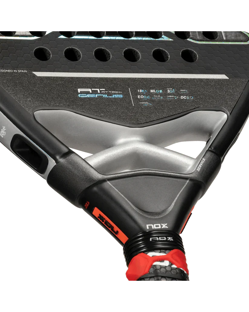Nox AT Genius Attack 18K 2024 by Agustín Tapia Padel Racket Nox