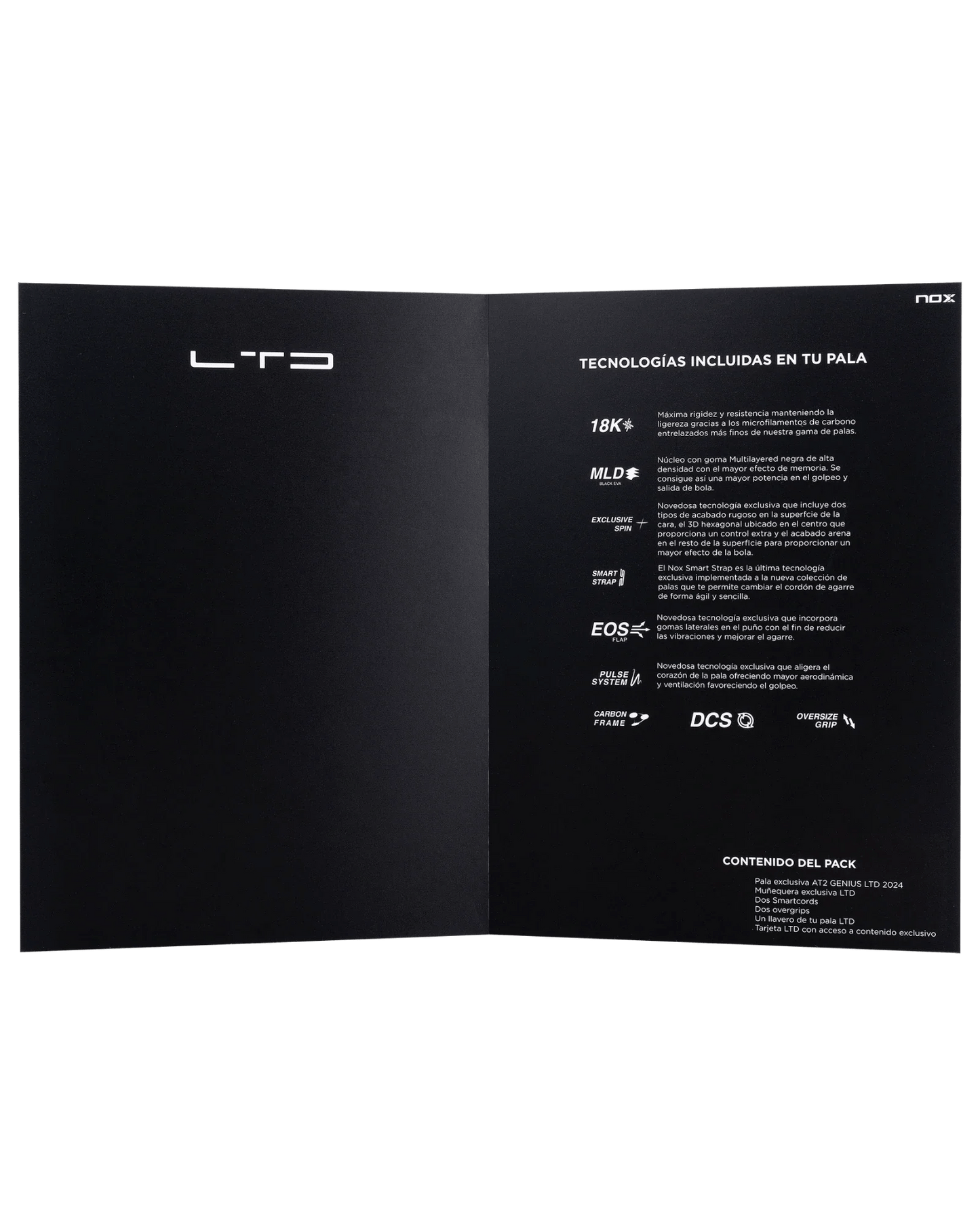 Nox AT Genius LIMITED Edition Pack - Bell Racket Store