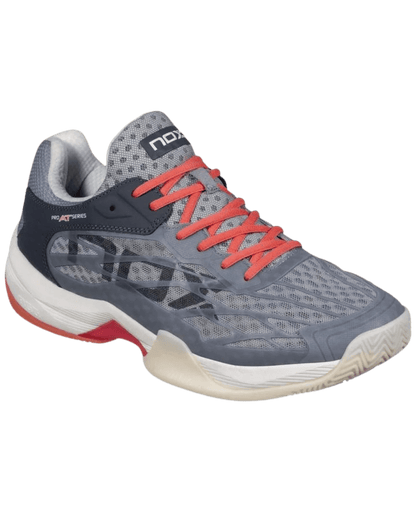 Nox AT10 Lux CoolGrey/Georgia Peach Padel Shoes - Bell Racket Store