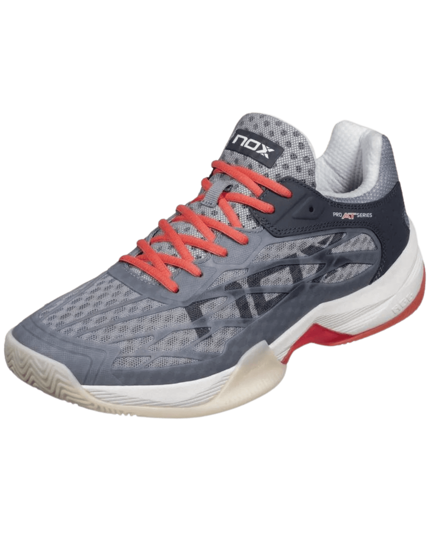 Nox AT10 Lux CoolGrey/Georgia Peach Padel Shoes - Bell Racket Store