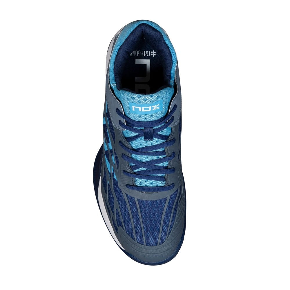 NOX AT10 LUX Piedra/ Blue 2024 AGUSTIN TAPIA (Zapatillas) Padel Shoes Nox