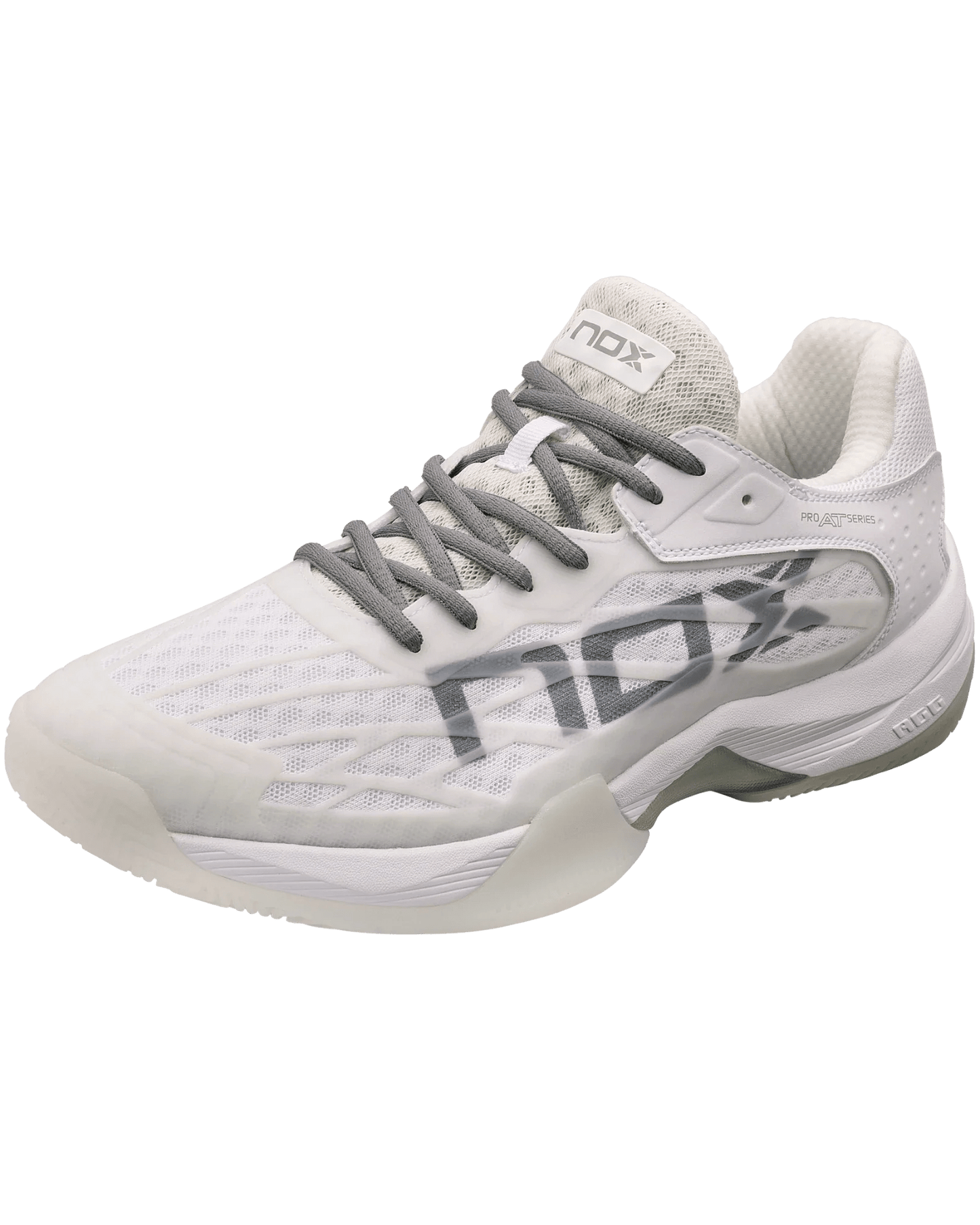 Nox AT10 Lux Shoes White/Grey - Bell Racket Store
