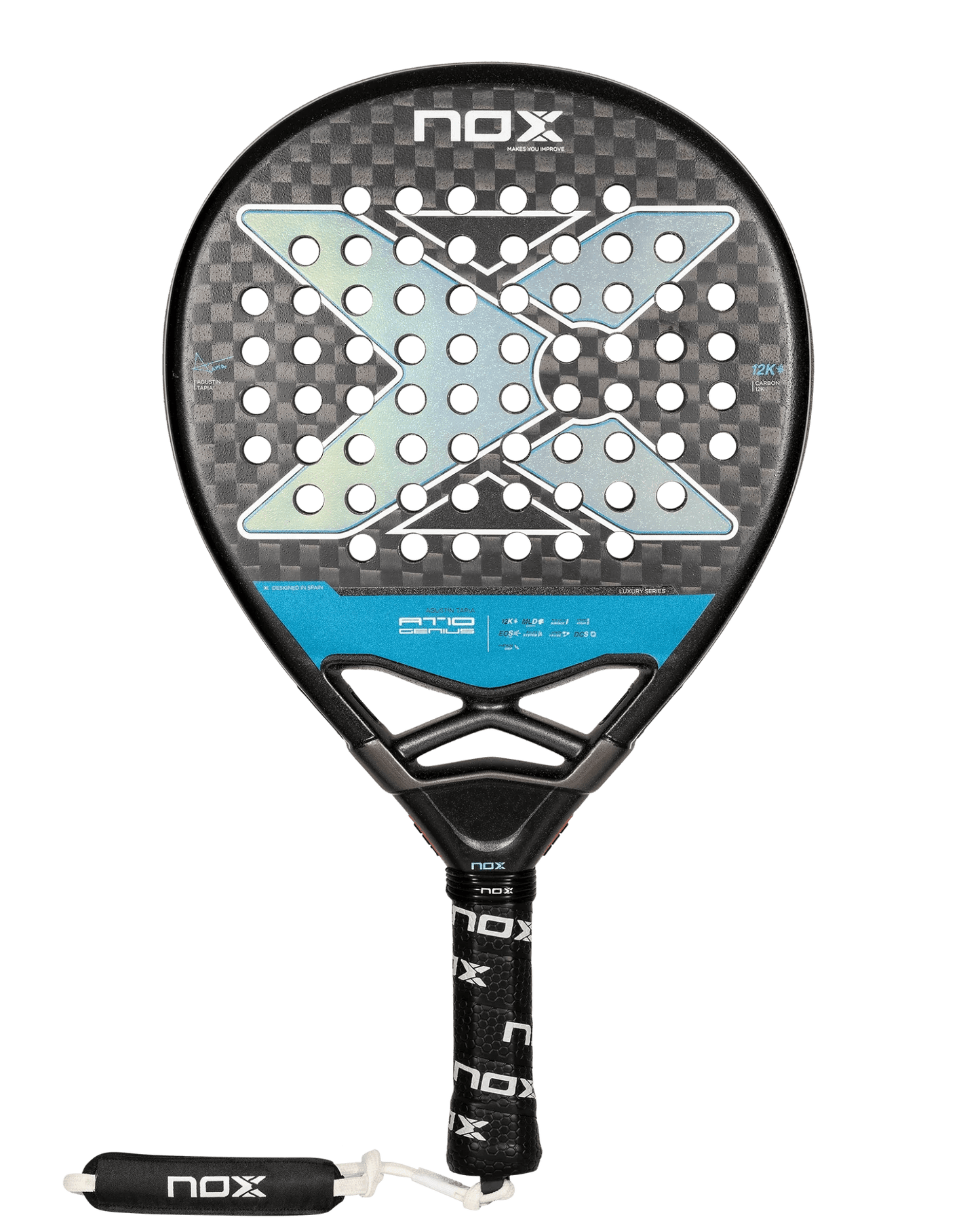 Nox AT10 Luxury GENIUS 12K 2024 by Agustín Tapia - Bell Racket Store