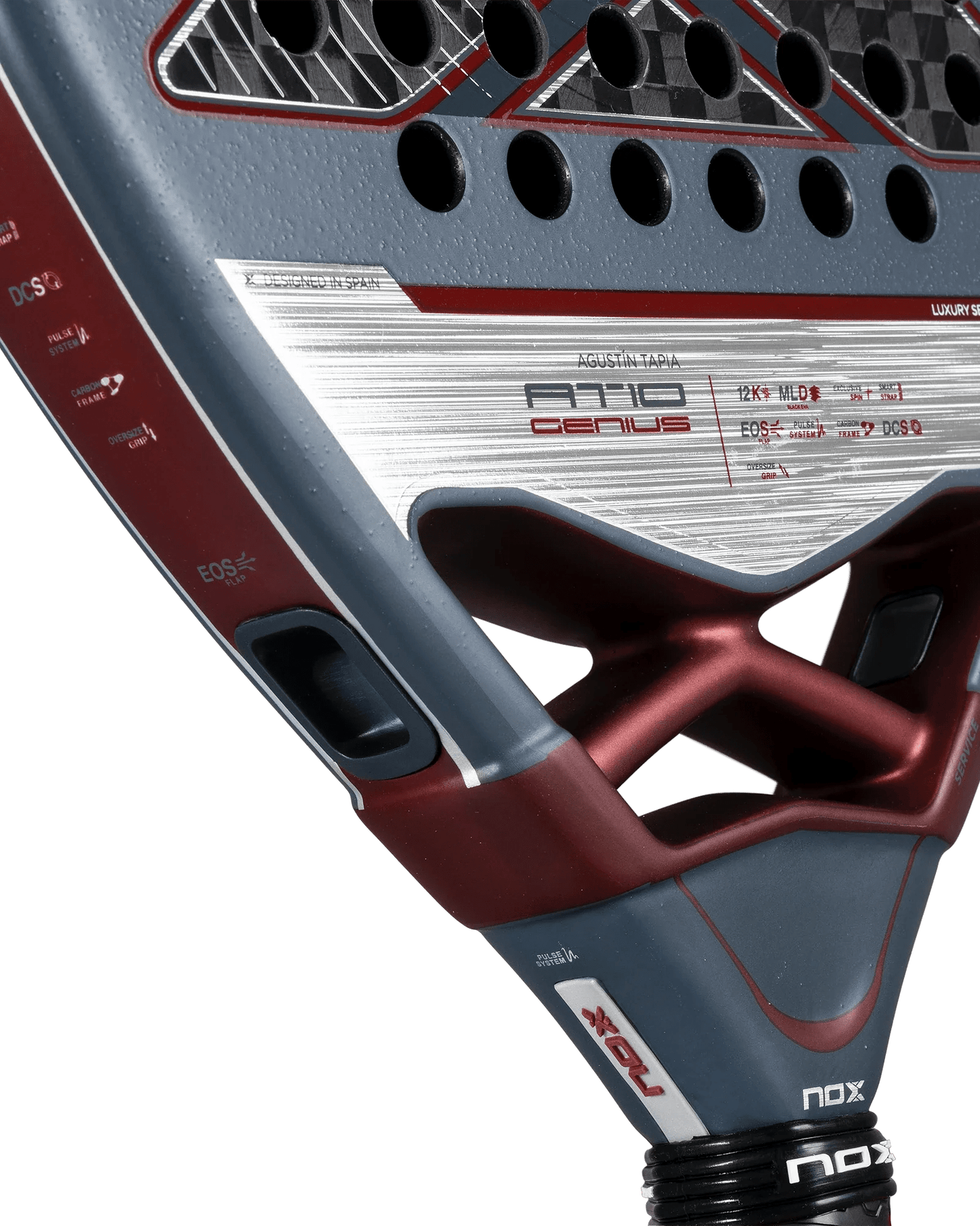 Nox AT10 Luxury GENIUS 12K 2025 by Agustin Tapia - Bell Racket Store