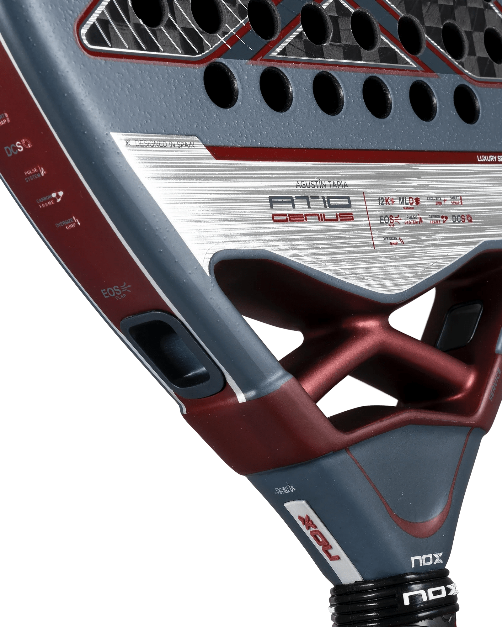 Nox AT10 Luxury GENIUS 12K 2025 by Agustin Tapia - Bell Racket Store