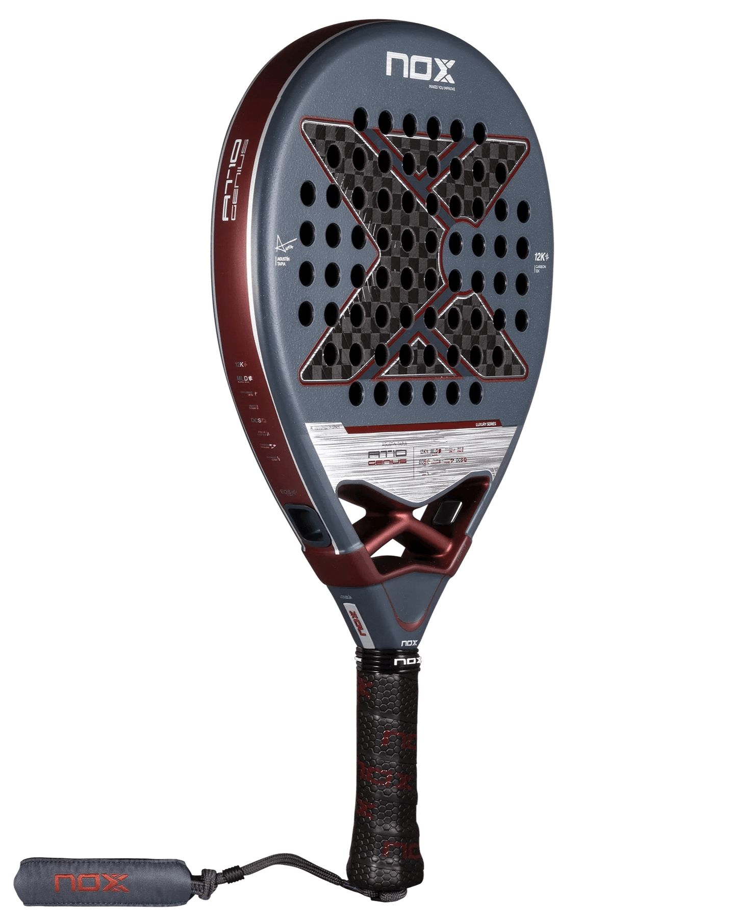Nox AT10 Luxury GENIUS 12K 2025 by Agustin Tapia - Bell Racket Store