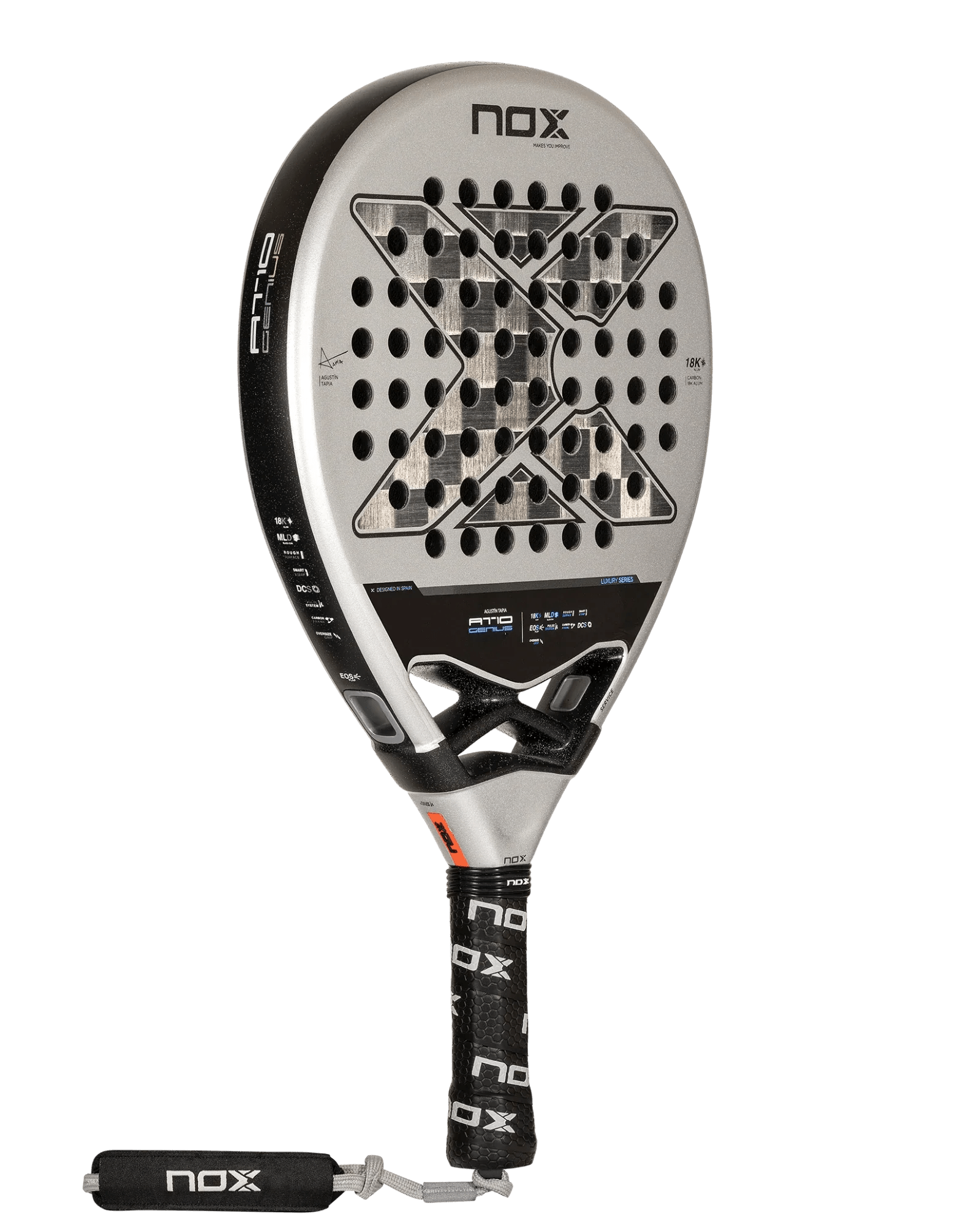 Nox AT10 Luxury GENIUS 18K Alum 2024 by Agustín Tapia - Bell Racket Store