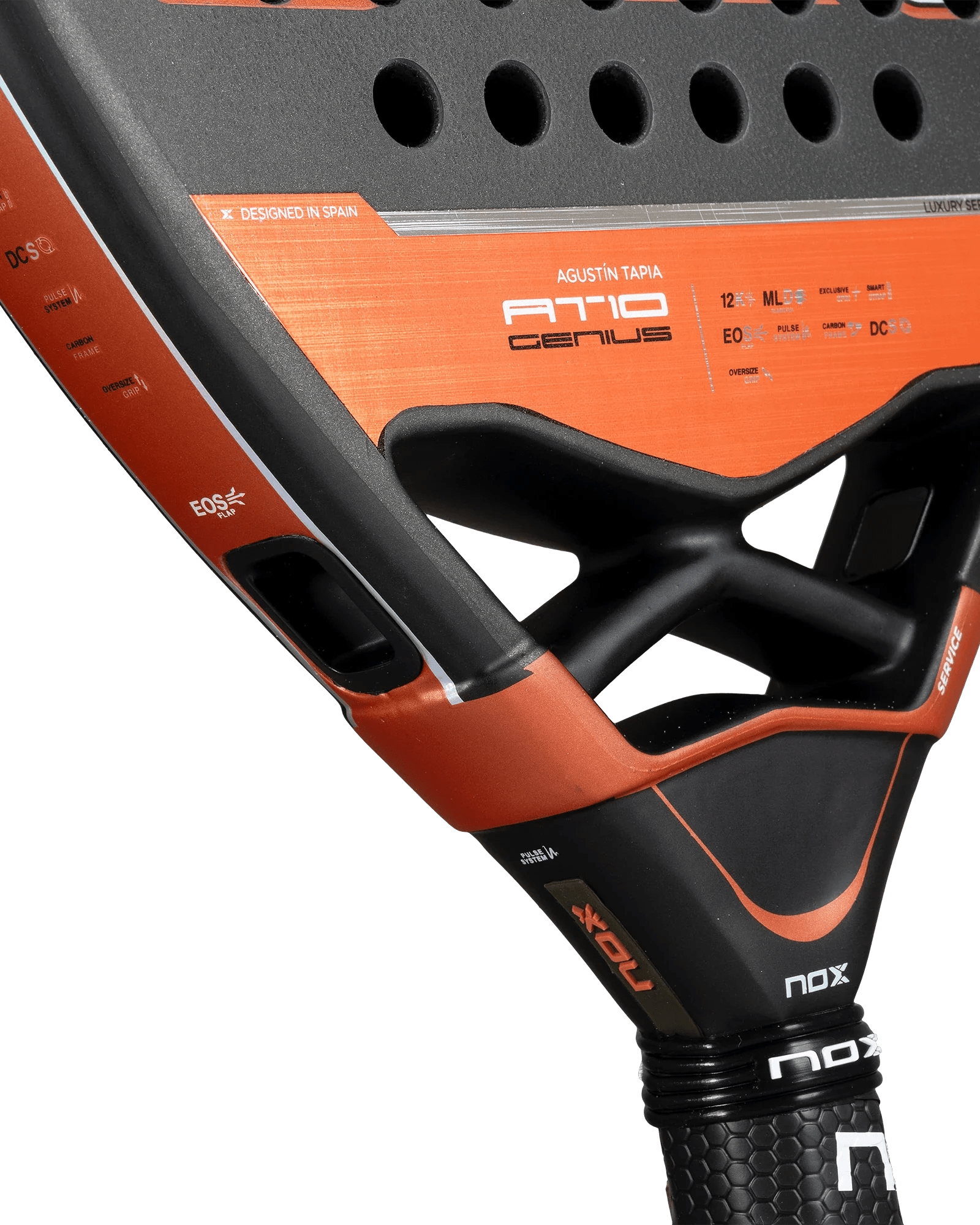 Nox AT10 Luxury GENIUS ATTACK 12K 2025 by Agustin Tapia - Bell Racket Store