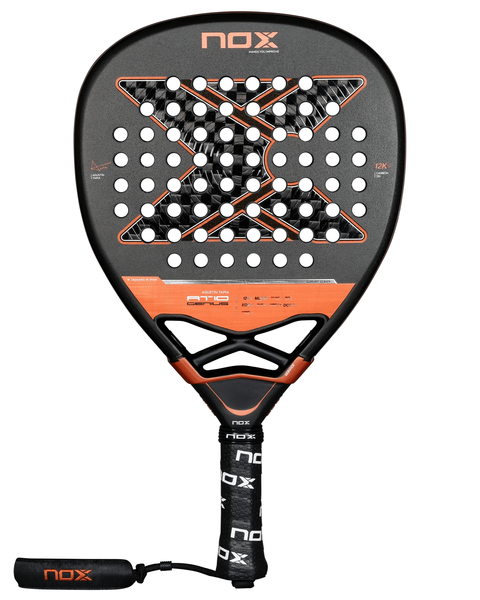 Nox AT10 Luxury GENIUS ATTACK 12K 2025 by Agustin Tapia - Bell Racket Store