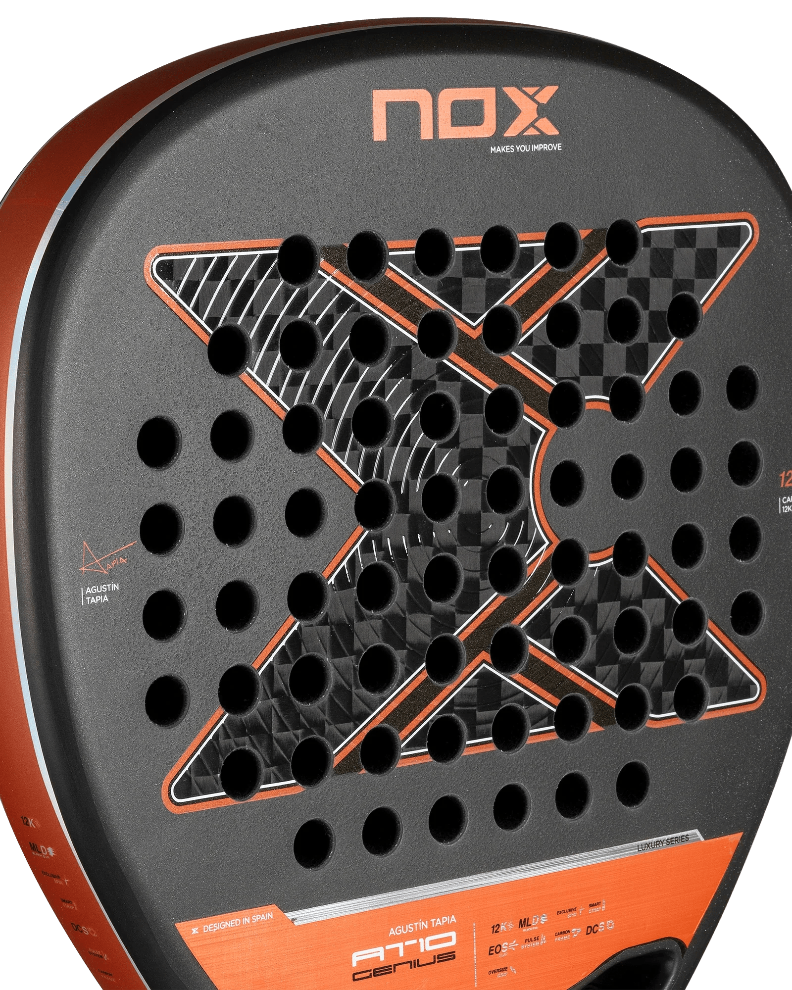 Nox AT10 Luxury GENIUS ATTACK 12K 2025 by Agustin Tapia - Bell Racket Store