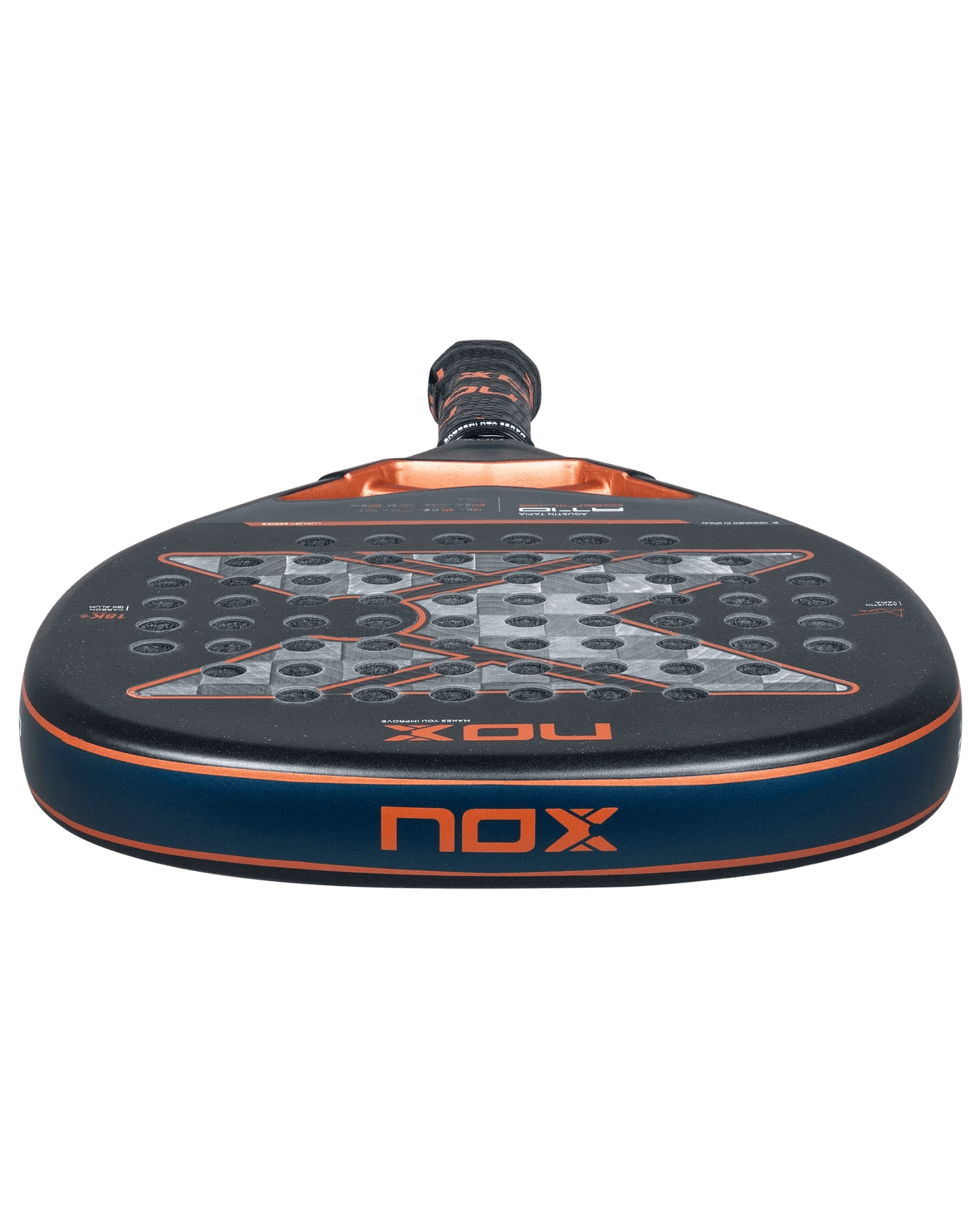 Nox AT10 Luxury GENIUS ATTACK 18K Alum 2025 by Agustin Tapia - Bell Racket Store