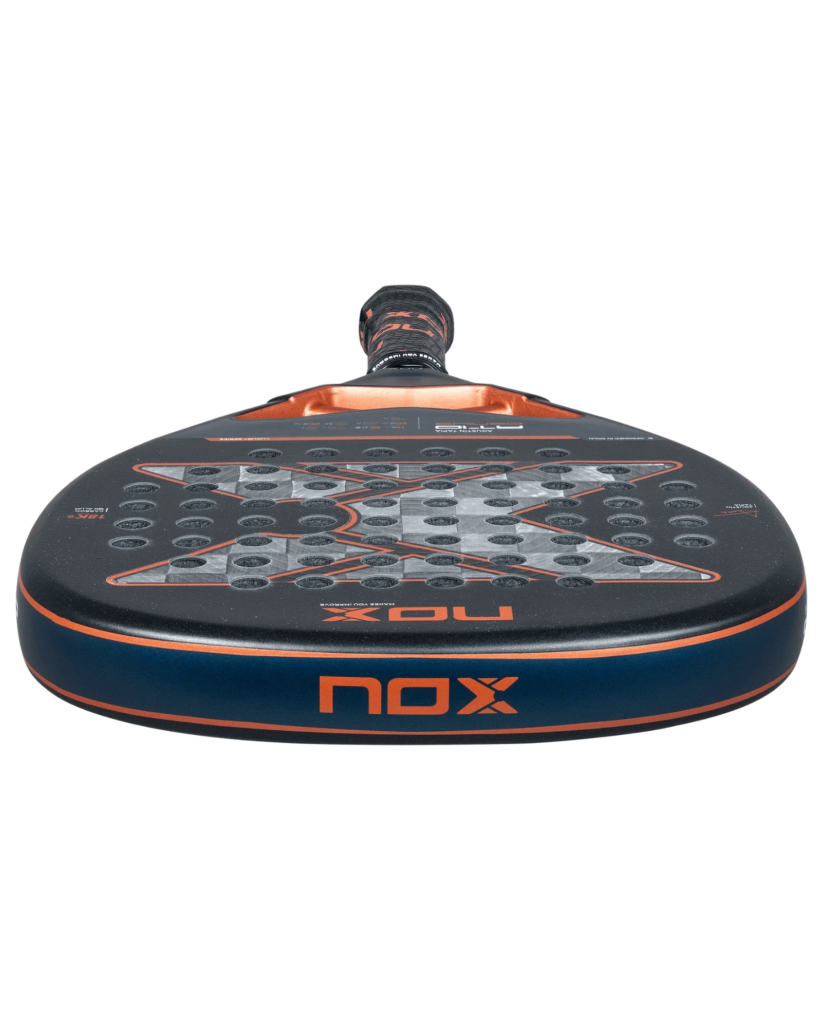Nox AT10 Luxury GENIUS ATTACK 18K Alum 2025 by Agustin Tapia - Bell Racket Store