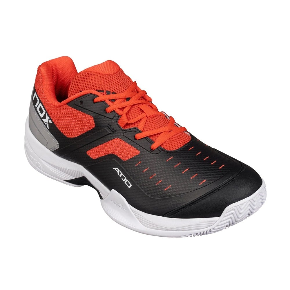 NOX AT10 PRO Black/Red 2024 AGUSTIN TAPIA Padel Shoes Padel Shoes Nox