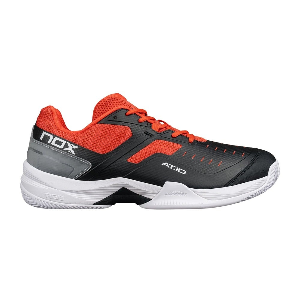 NOX AT10 PRO Black/Red 2024 AGUSTIN TAPIA Padel Shoes Padel Shoes Nox