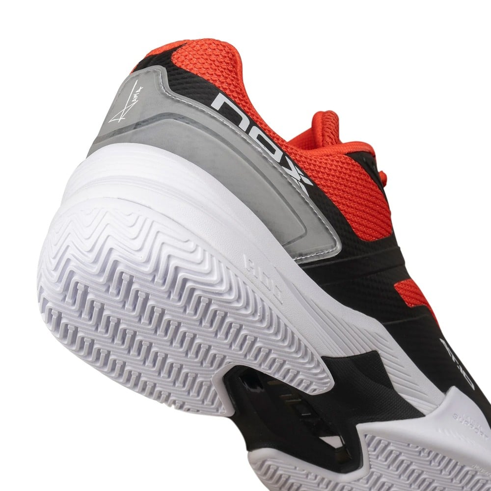 NOX AT10 PRO Black/Red 2024 AGUSTIN TAPIA Padel Shoes Padel Shoes Nox