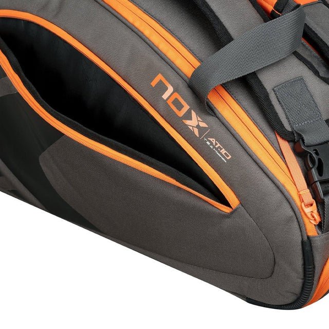 NOX AT10 Team Grey/ Orange 2024 Padel Bag Padel Bag Nox