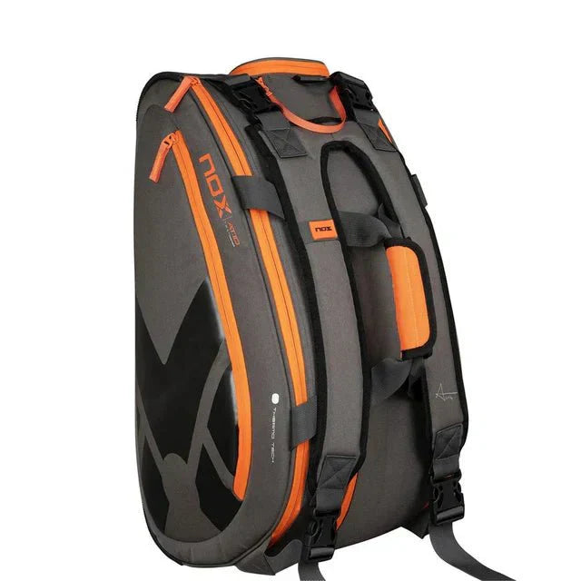 NOX AT10 Team Grey/ Orange 2024 Padel Bag Padel Bag Nox