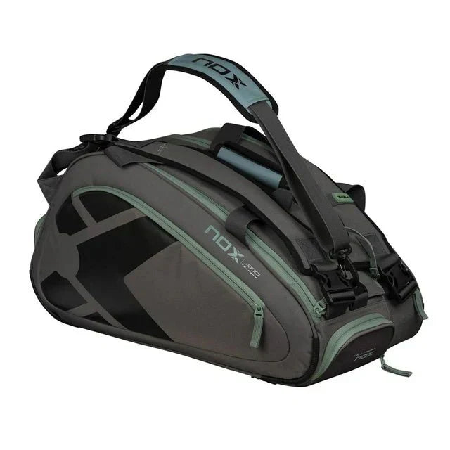 NOX AT10 Team Grey/Green 2024 Padel Bag Padel Bag Nox