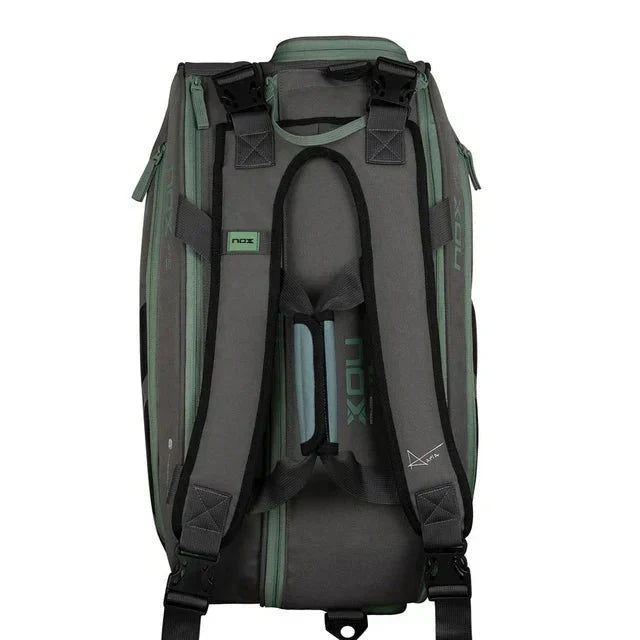 NOX AT10 Team Grey/Green 2024 Padel Bag Padel Bag Nox