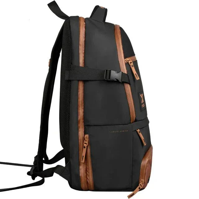 NOX LUXURY Open Series Black/Brown 2024 Backpack Padel Bag Nox