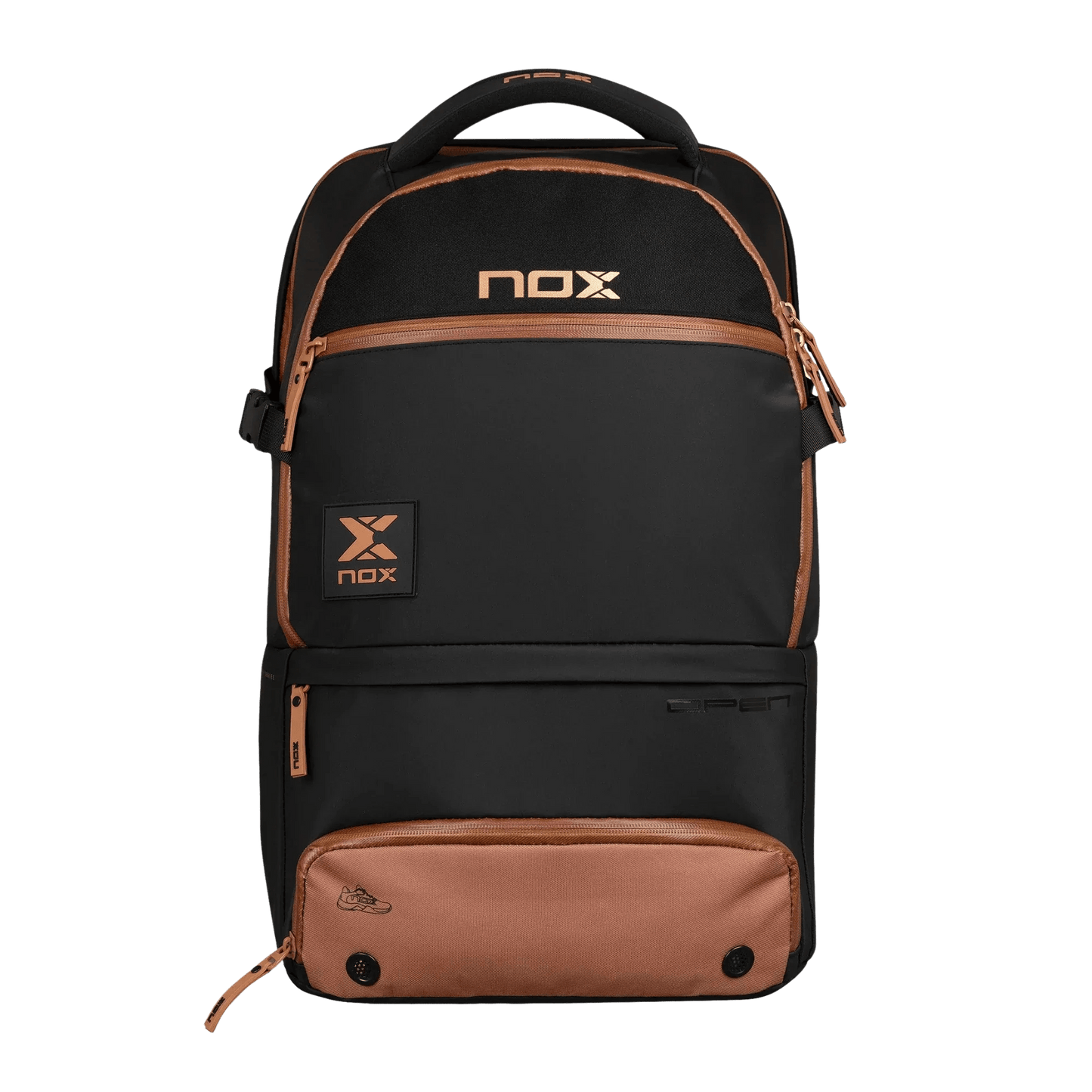 Nox Luxury Open Series BLACK/BROWN Backpack - Bell Racket Store