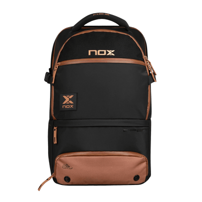 Nox Luxury Open Series BLACK/BROWN Backpack - Bell Racket Store