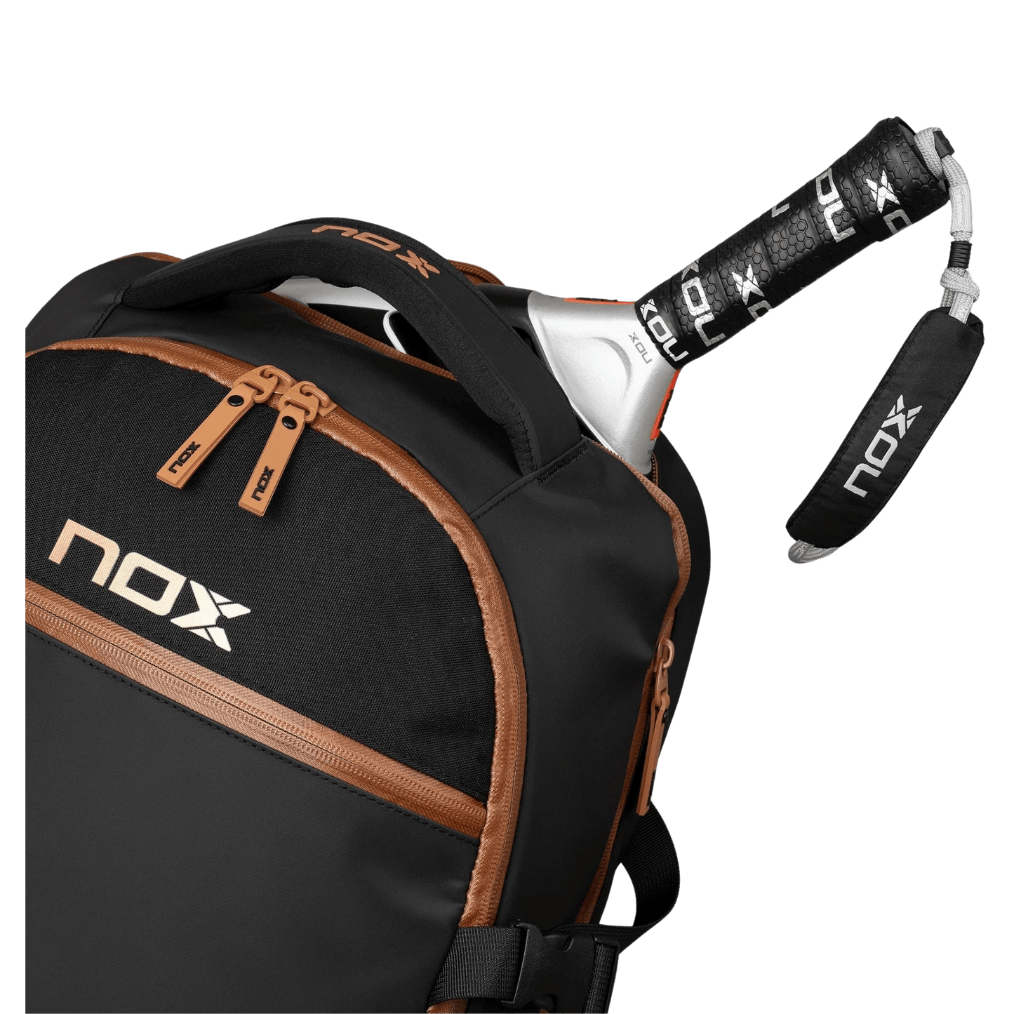 Nox Luxury Open Series BLACK/BROWN Backpack - Bell Racket Store