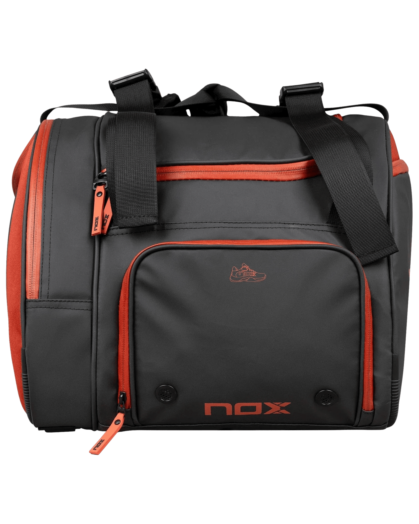 Nox LUXURY OPEN Series Black/Red Padel Bag - Bell Racket Store