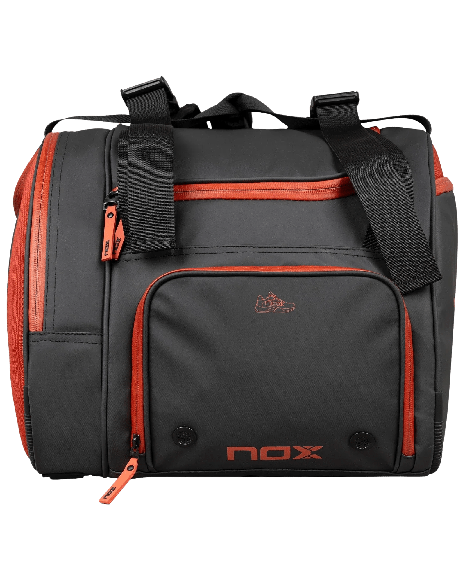 Nox LUXURY OPEN Series Black/Red Padel Bag - Bell Racket Store