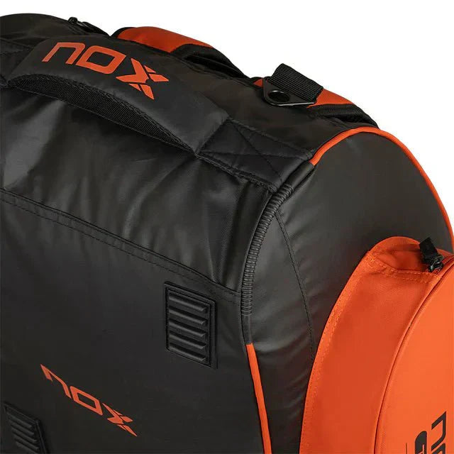 NOX ML10 Team Black/Orange 2025 MIGUEL LAMPERTI Padel Bag Padel Bag Nox